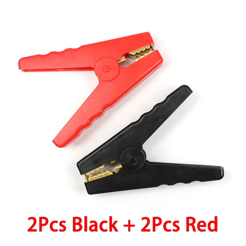 Медные зажимы крокодил 30~300A, черный+красный, набор
Медные зажимы крокодил 30~300A, черный+красный, набор