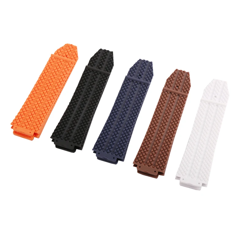 

Watch accessories Rubber strap for HUBLOT Hublot Big explosion silicone strap 19*25mm men's strap