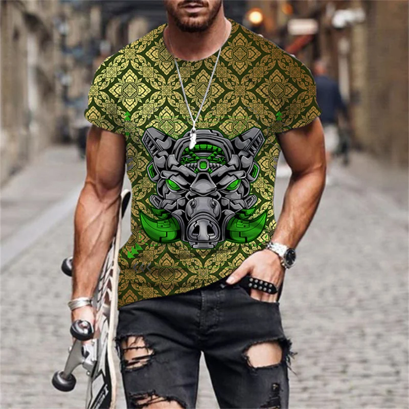 Men's 3D Print Cyber Punk O-Neck T-Shirt Vintage Punk Clothing Mechanical Tees Summer Short Sleeve Man Street Tee Plus Size Tops
Men's 3D Print Cyber Punk O-Neck T-Shirt Vintage Punk Clothing Mechanical Tees Summer Short Sleeve Man Street Tee Plus Size Tops