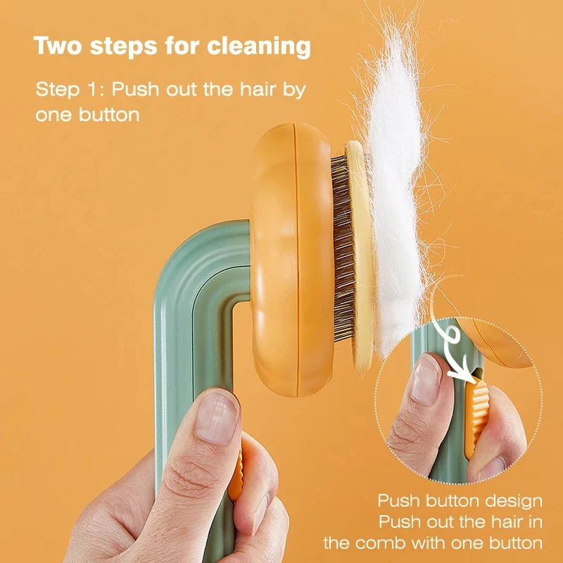 Self Cleaning Slicker Brush for Dog and Cat Removes Undercoat Tangled Hair Massages Particle Pet Comb Improves Circulation Tools
Self Cleaning Slicker Brush for Dog and Cat Removes Undercoat Tangled Hair Massages Particle Pet Comb Improves Circulation Tools
