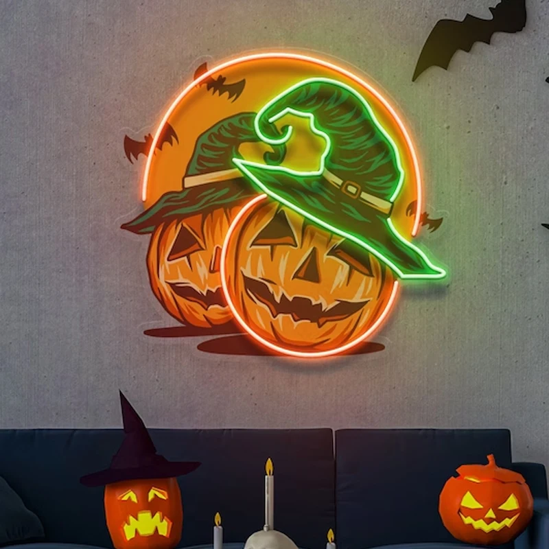 Custom Festival Halloween Neon Pumpkin Neon Sign Light Halloween Anime Neon Sign Halloween Day's Party Decor Room Decoration
Custom Festival Halloween Neon Pumpkin Neon Sign Light Halloween Anime Neon Sign Halloween Day's Party Decor Room Decoration