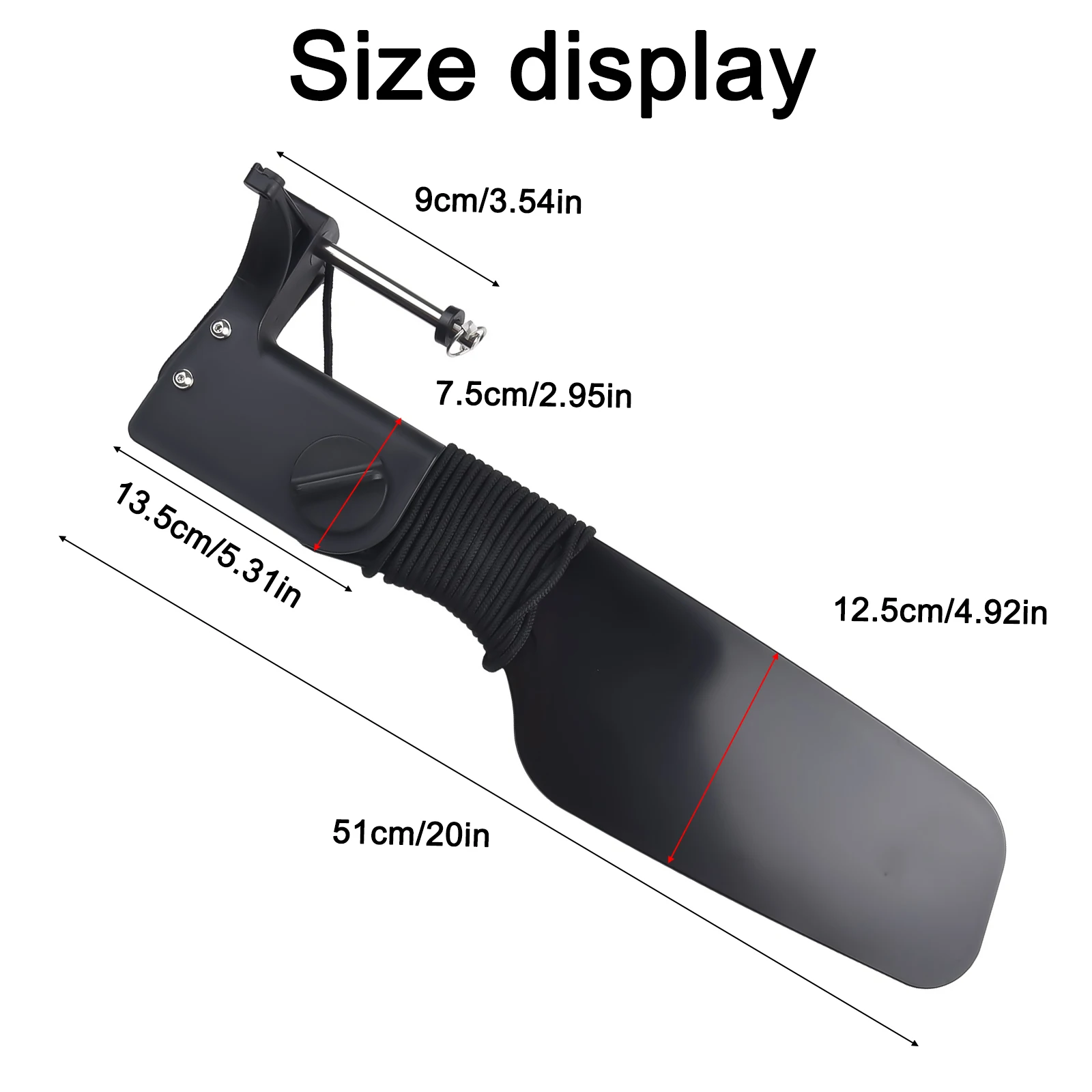 Kayak Tail Rudder Big Tail Rudder Canoe Boat Fishing Boat Steering Control System Kayak Canoe Boat Accessories High Quality
Kayak Tail Rudder Big Tail Rudder Canoe Boat Fishing Boat Steering Control System Kayak Canoe Boat Accessories High Quality