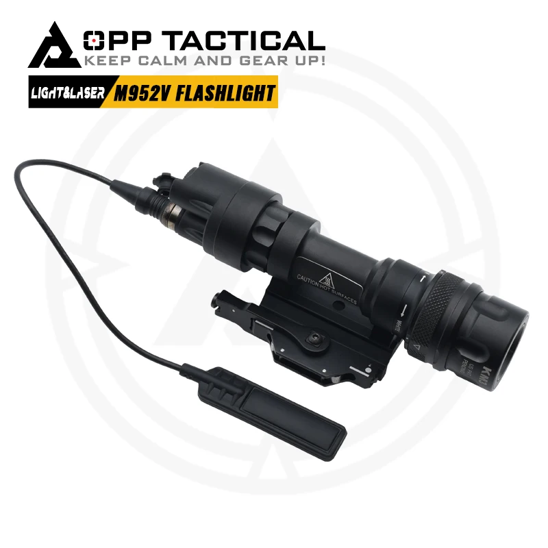 Tactical Weapon Light M952V IR Scout LED White Dual Output Waterproof Remote Switch Pressure Flashlight QD Mount Picatinny Rail
Tactical Weapon Light M952V IR Scout LED White Dual Output Waterproof Remote Switch Pressure Flashlight QD Mount Picatinny Rail
