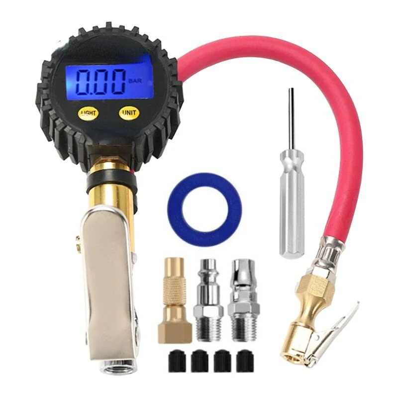Gauge 200PSI LCD Display Air Compressor Pump Quick Connect For Car Motorcycle 
Gauge 200PSI LCD Display Air Compressor Pump Quick Connect For Car Motorcycle