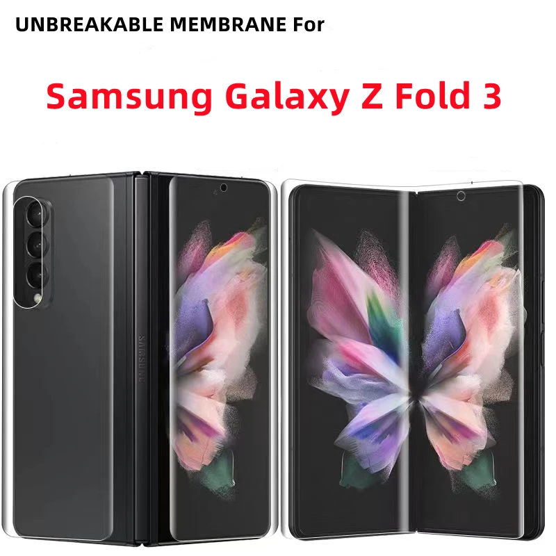 HD Screen Protector For Samsung Galaxy Z Fold 3 Hydrogel Film For Samsung Galaxy Z Fold3 Unbreakable Membrane Clear Full Cover
HD Screen Protector For Samsung Galaxy Z Fold 3 Hydrogel Film For Samsung Galaxy Z Fold3 Unbreakable Membrane Clear Full Cover