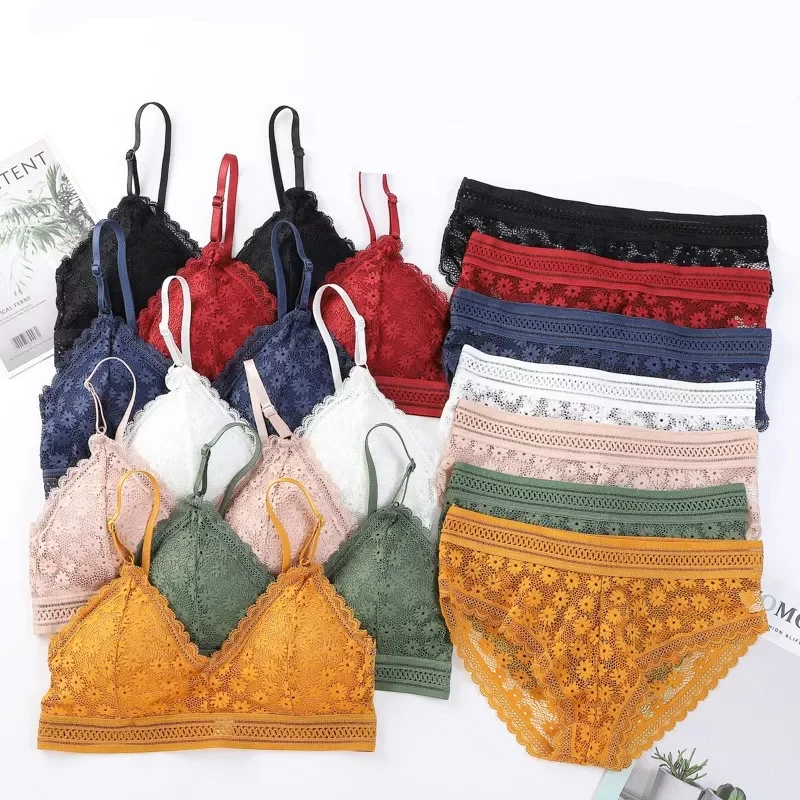 Women Sexy Lace Bra Sets Seamless Underwear Backless Vest Padded Bralette Lingerie Ultrathin Bra & Brief Sets Female Intimates
Women Sexy Lace Bra Sets Seamless Underwear Backless Vest Padded Bralette Lingerie Ultrathin Bra & Brief Sets Female Intimates