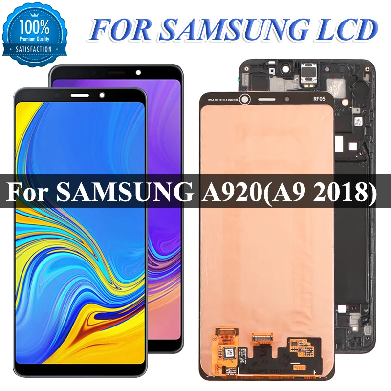 Super AMOLED For Samsung Galaxy A9 2018 A920 A920F SM-A920F/DS LCD Display Touch Screen Digitizer Assembly For A9Star Pro Screen
Super AMOLED For Samsung Galaxy A9 2018 A920 A920F SM-A920F/DS LCD Display Touch Screen Digitizer Assembly For A9Star Pro Screen