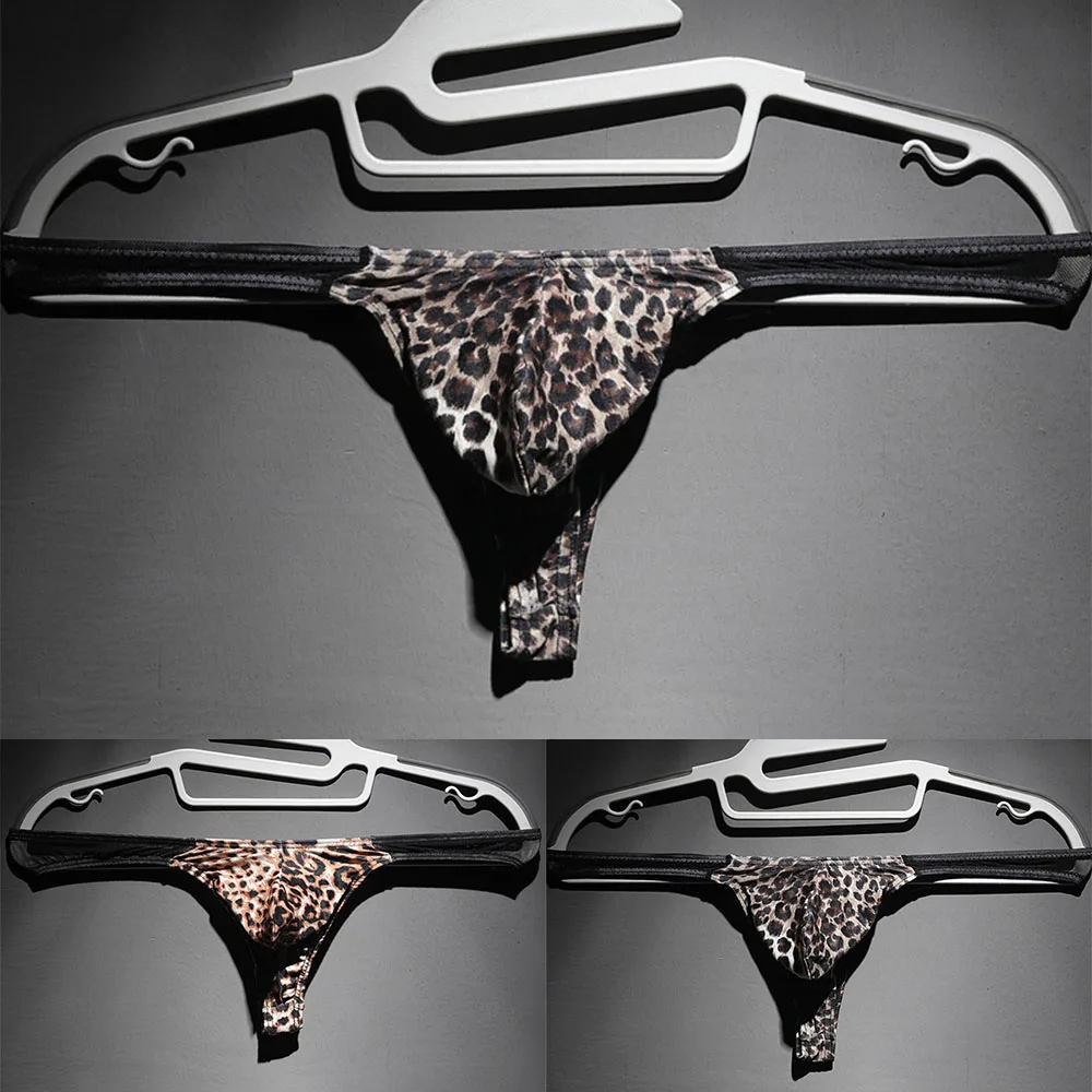 Men Sexy Leopard Print G-String Jockstrap Tangas Thong T-Back Breathable Underwear Underpants U Pouch Panties New
Men Sexy Leopard Print G-String Jockstrap Tangas Thong T-Back Breathable Underwear Underpants U Pouch Panties New