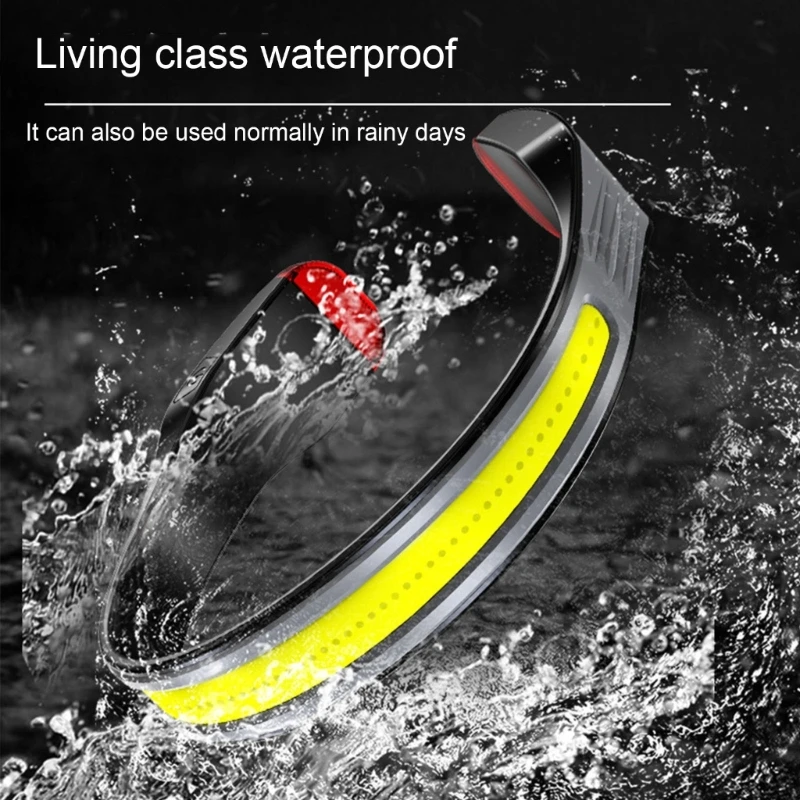 Portable COB Headlight Outdoor Riding Night Running Light USB Charging Fishing Camping Light with Red Tail Light 87HA
Portable COB Headlight Outdoor Riding Night Running Light USB Charging Fishing Camping Light with Red Tail Light 87HA