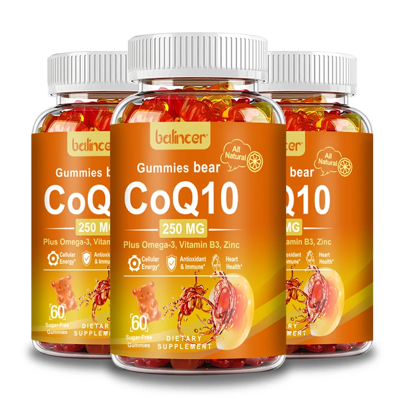 Super high absorption COQ10 coenzyme gummies, which help promote cardiovascular and heart health Provide energy, antioxidants
Super high absorption COQ10 coenzyme gummies, which help promote cardiovascular and heart health Provide energy, antioxidants