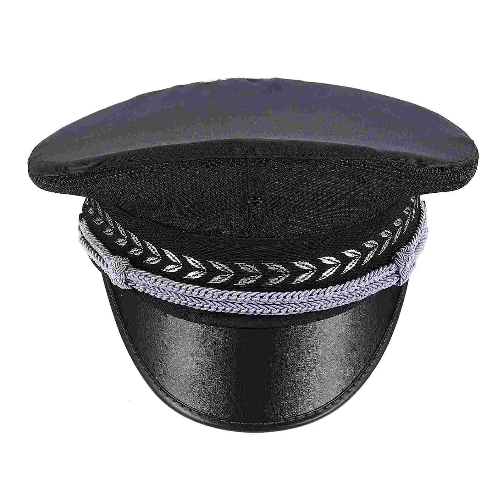 Ladies Cap Men Doorkeeper Hat Real Estate Guard Performance Security Big Brim Fashion Flat-edge Breathable Adult Costumes
Ladies Cap Men Doorkeeper Hat Real Estate Guard Performance Security Big Brim Fashion Flat-edge Breathable Adult Costumes