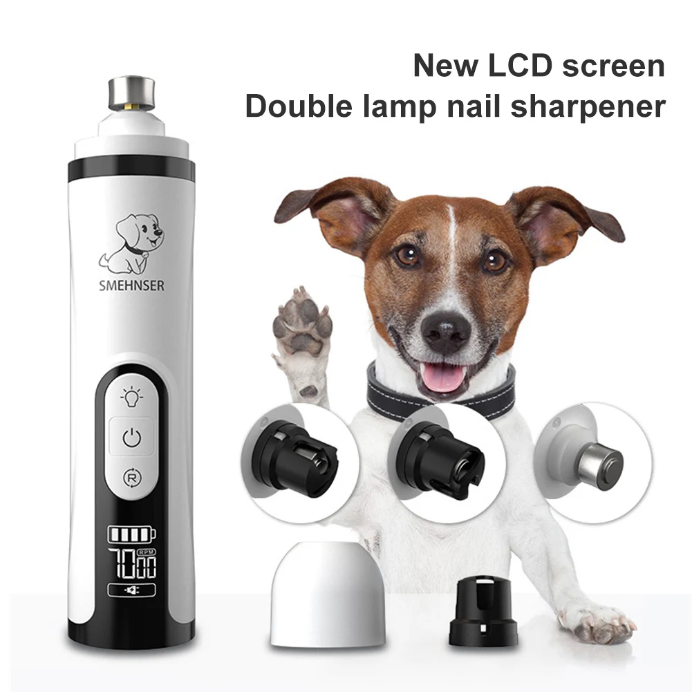 3 speed Painless Cat Dog Nail Clippers Paws Nail Cutter Electric Pet Nail Grinder Grooming Trimmer Accessories USB Rechargeable
3 speed Painless Cat Dog Nail Clippers Paws Nail Cutter Electric Pet Nail Grinder Grooming Trimmer Accessories USB Rechargeable