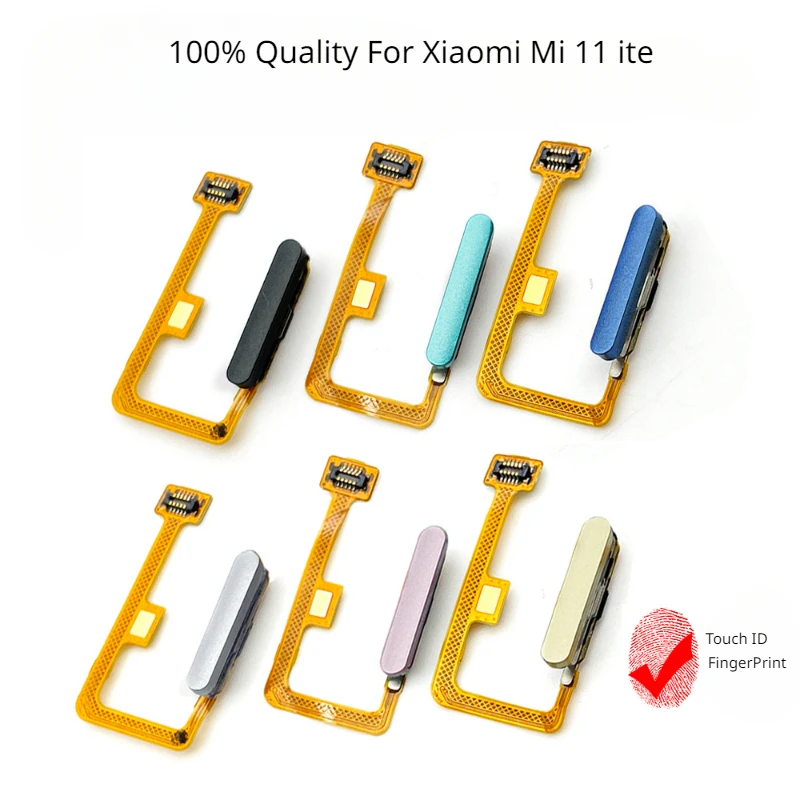 For Xiaomi Mi 11 Mi11 Lite Fingerprint Sensor Home Return Key Menu Button Flex Ribbon Cable Black White Blue Green 
For Xiaomi Mi 11 Mi11 Lite Fingerprint Sensor Home Return Key Menu Button Flex Ribbon Cable Black White Blue Green
