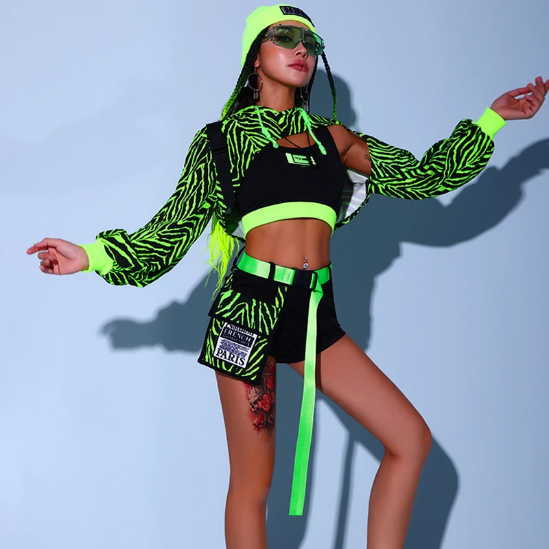 Women'S Group Performance Stage Outfits Hip Hop Dance Costumes For Adults Nightclub Gogo Dancers Costumes Rave Clothes 2022
Women'S Group Performance Stage Outfits Hip Hop Dance Costumes For Adults Nightclub Gogo Dancers Costumes Rave Clothes 2022