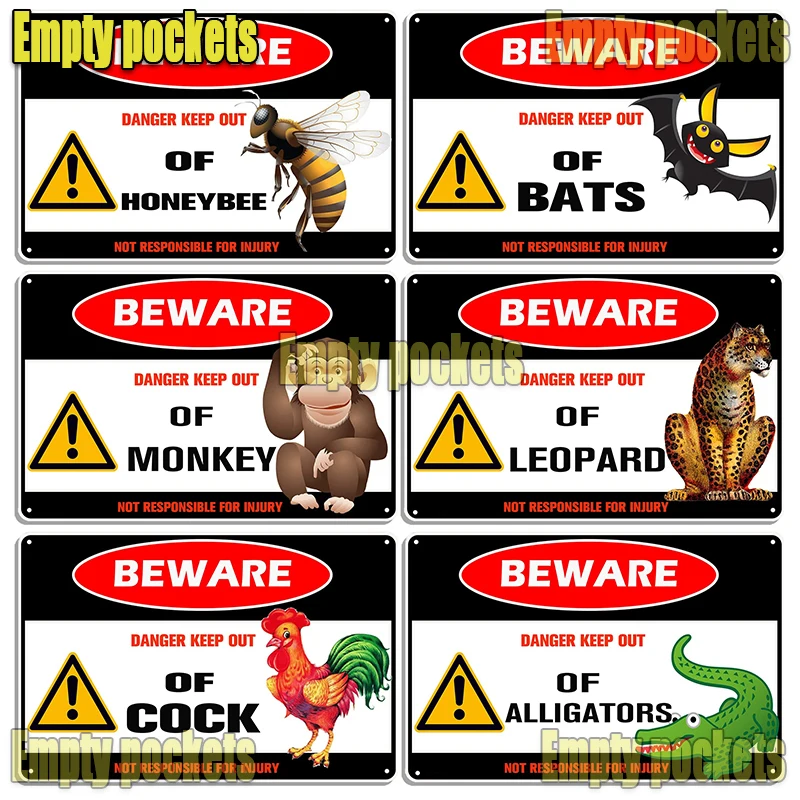 Остерегайтесь металлического Жестяного знака, Забавный знак в виде пчелы, подарки для фермы, декор в виде животных, металлический жестяной ... 
Остерегайтесь металлического Жестяного знака, Забавный знак в виде пчелы, подарки для фермы, декор в виде животных, металлический жестяной ...