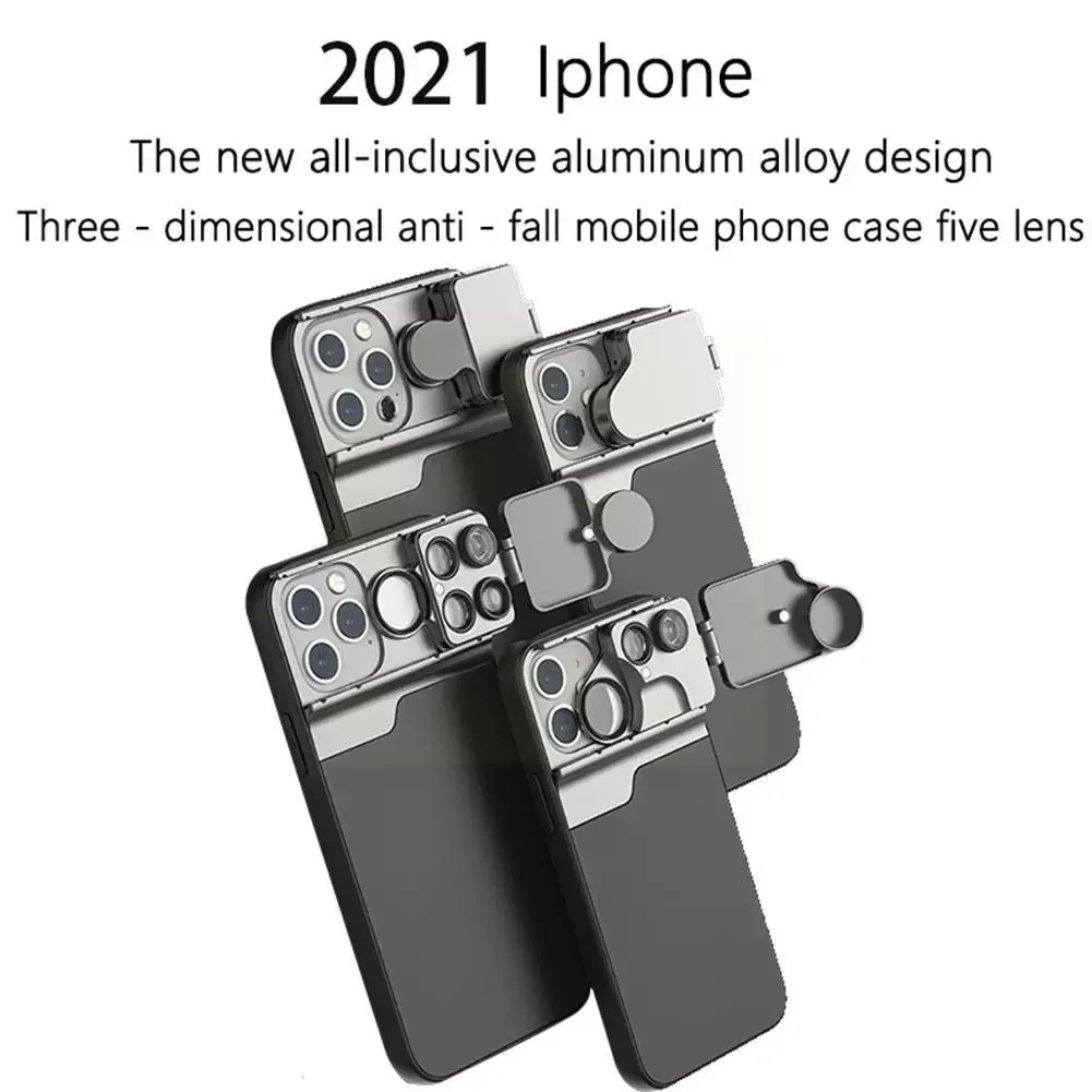 Fisheye Macro Telephoto Long Focus Lens Mobile Phone External Lens & Lens Case Kit for iPhone 13 Series Smartphone U6M7
Fisheye Macro Telephoto Long Focus Lens Mobile Phone External Lens & Lens Case Kit for iPhone 13 Series Smartphone U6M7