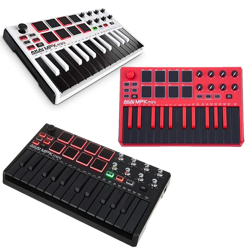 

Hot Discounted Akai MPK Mini MK2 LEED mk3 Mkii limited edition version of the stylish 25-key Ak-ai MPK Mini MK2 USB MIDI