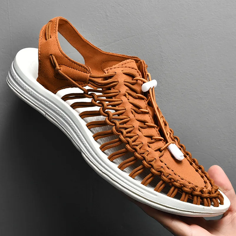 Men Sandals Large Size Outdoor Men Athletic Shoes Men's Roman Sandals Beach Shoes Summer Casual Shoes Vietnam Woven Sandals
Men Sandals Large Size Outdoor Men Athletic Shoes Men's Roman Sandals Beach Shoes Summer Casual Shoes Vietnam Woven Sandals
