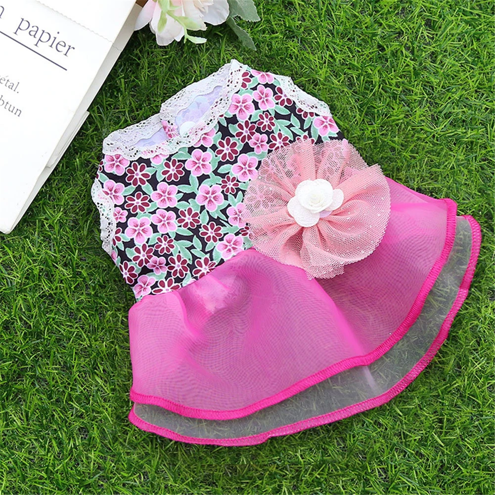 Spring Summer Floral Pet Dress Thin Skirt Cat Dog Party Wedding Clothes Pet Vest Clothing Costume Cute Print Lace Princess Dress
Spring Summer Floral Pet Dress Thin Skirt Cat Dog Party Wedding Clothes Pet Vest Clothing Costume Cute Print Lace Princess Dress