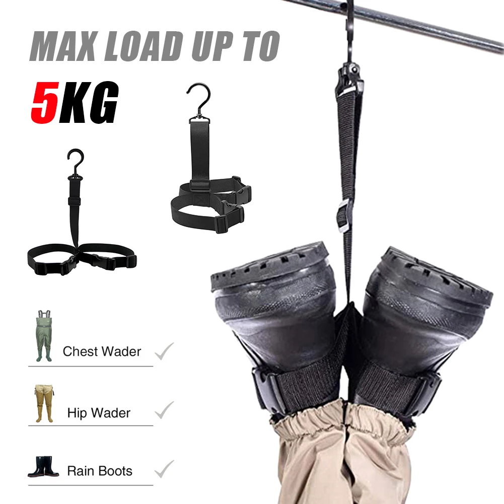 Fishing Wader Boot Hunting Boot Adjustable Storage Dryer Boots Hanger With Swivel Hook Fishing Rain Boots Hanging Strap Belt
Fishing Wader Boot Hunting Boot Adjustable Storage Dryer Boots Hanger With Swivel Hook Fishing Rain Boots Hanging Strap Belt
