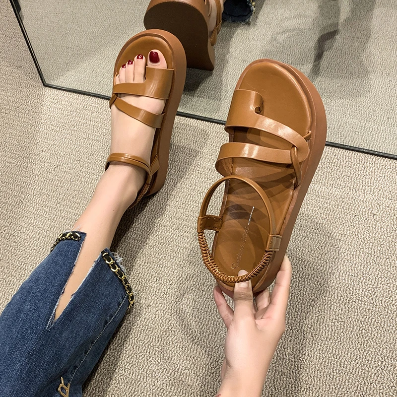 Women Summer Sandals Slip on Soft Handmade Casual Female Shoes Punk All-match Cool Breathable Back Strap Flats
Women Summer Sandals Slip on Soft Handmade Casual Female Shoes Punk All-match Cool Breathable Back Strap Flats