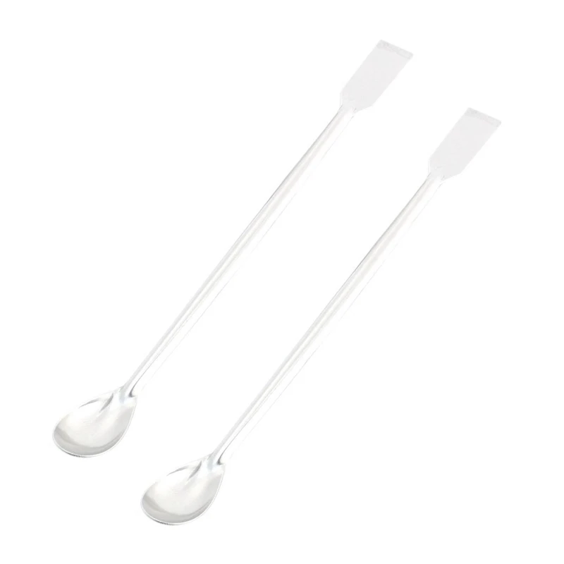 2X 22 Cm Spoon Shape Profile Strip Molded Item Decoration Silver Long Stainless Steel Double End Reagent Spatula Strip
2X 22 Cm Spoon Shape Profile Strip Molded Item Decoration Silver Long Stainless Steel Double End Reagent Spatula Strip