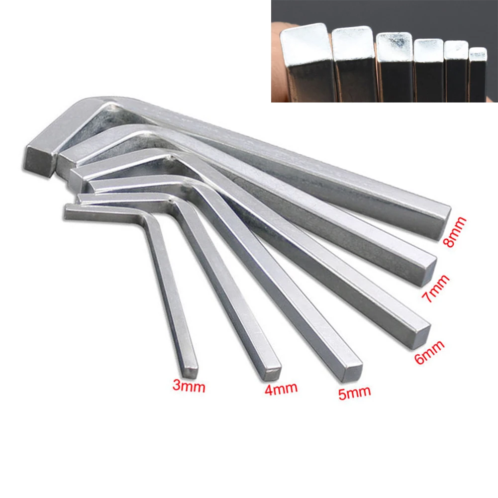 3-10mm L Shape Square Head Wrench Universal Wrench 4 Point Chromium Vanadium Steel Wrench Screwdriver For Tighten Square Screw
3-10mm L Shape Square Head Wrench Universal Wrench 4 Point Chromium Vanadium Steel Wrench Screwdriver For Tighten Square Screw