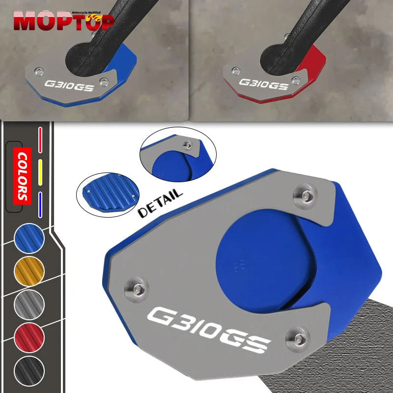 NEW For BMW G310R G310GS G 310R 310GS G310 R/GS Motorcycle Side Stand Extension Kickstand Enlarged Support Plate Pad Anti-Slip
NEW For BMW G310R G310GS G 310R 310GS G310 R/GS Motorcycle Side Stand Extension Kickstand Enlarged Support Plate Pad Anti-Slip