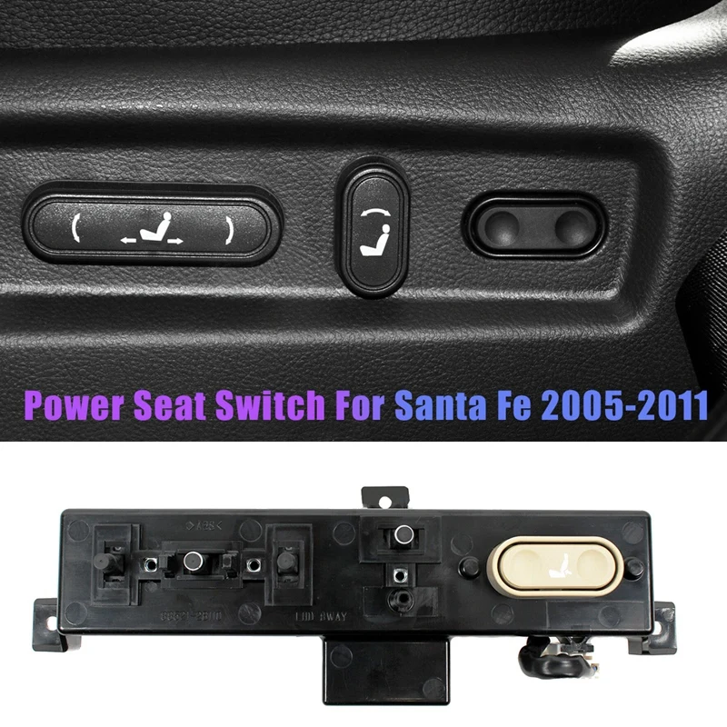 Новая передняя левая кнопка регулировки сиденья для Hyundai Santa Fe 2005-2011 88521-2B110J9 / 885212B110
Новая передняя левая кнопка регулировки сиденья для Hyundai Santa Fe 2005-2011 88521-2B110J9 / 885212B110