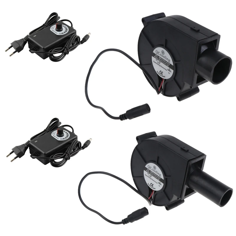 EU Plug 12V BBQ Fan Cooking Blower with Speed Controllers BBQ Wood Stove Collectors Tube Speed Regulation Power Adapters
EU Plug 12V BBQ Fan Cooking Blower with Speed Controllers BBQ Wood Stove Collectors Tube Speed Regulation Power Adapters