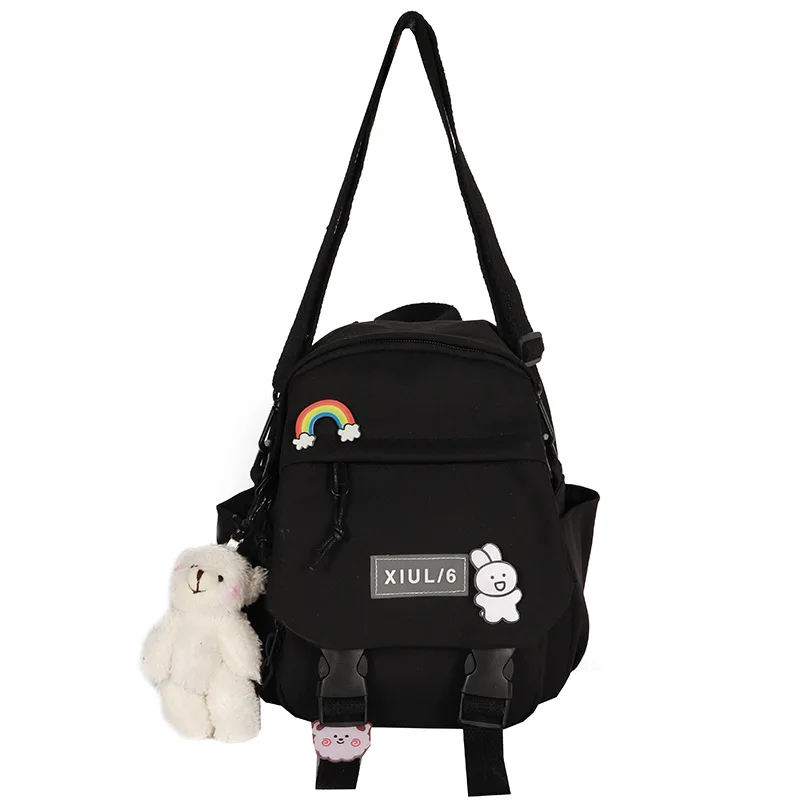 Nylon Waterproof Backpack for Women Cute School Bags for Teenage Girls Student Bookbags Mini Travel Backpacks
Nylon Waterproof Backpack for Women Cute School Bags for Teenage Girls Student Bookbags Mini Travel Backpacks