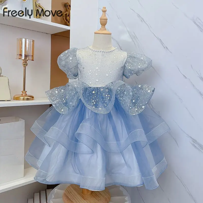 2023 New Sweet Girls Princess Dress Sequin Tulle Wedding Party Tutu Fluffy Gown For Children Kids Pageant Vestidos
2023 New Sweet Girls Princess Dress Sequin Tulle Wedding Party Tutu Fluffy Gown For Children Kids Pageant Vestidos