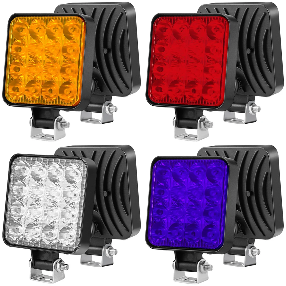 1pc Car Work Light 48w 16LED 12V Work Light Pod Lighting Truck Off Road Tractor For Truck ATV Unbreakable PMMA Lens
1pc Car Work Light 48w 16LED 12V Work Light Pod Lighting Truck Off Road Tractor For Truck ATV Unbreakable PMMA Lens
