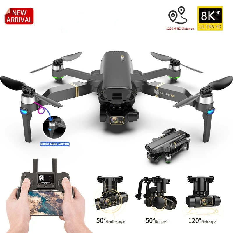 GPS Drone 4K Profesional 8K HD Dual Camera 3-Axis Gimbal Aerial Photography Brushless RC Foldable Quadcopter
GPS Drone 4K Profesional 8K HD Dual Camera 3-Axis Gimbal Aerial Photography Brushless RC Foldable Quadcopter