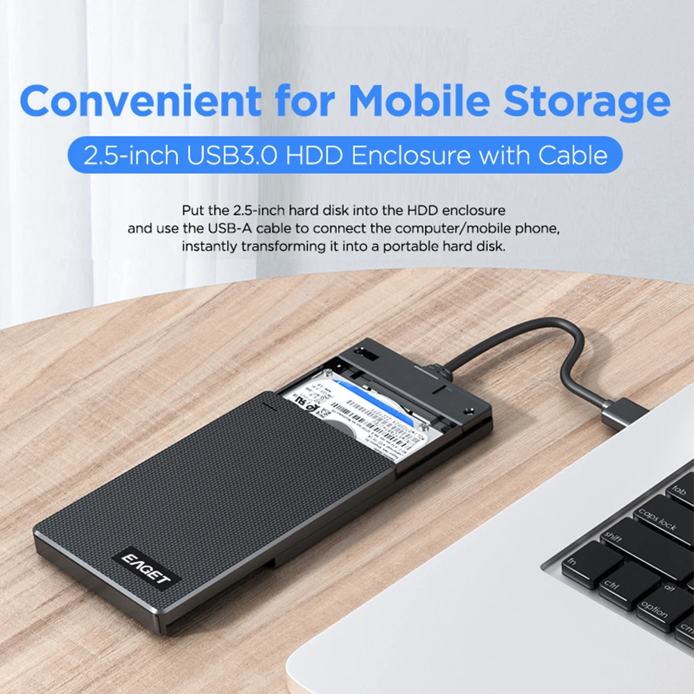 Корпус для жесткого диска, 5 Гбит/с, SATA на USB 2,5 
Корпус для жесткого диска, 5 Гбит/с, SATA на USB 2,5