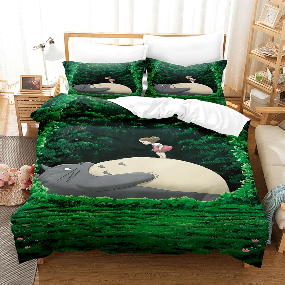 3D My neighbor totoro Sets Duvet Cover Set With Pillowcase Twin Full Queen King Bedclothes Bed Linen
3D My neighbor totoro Sets Duvet Cover Set With Pillowcase Twin Full Queen King Bedclothes Bed Linen