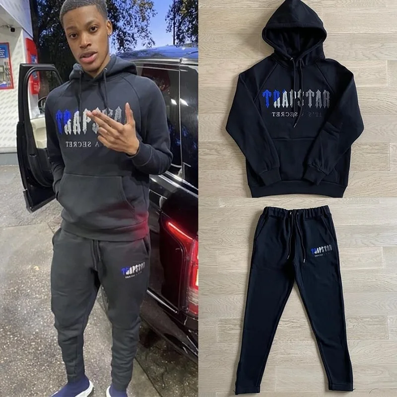 Embroidery Letter Logo Trapstar Hoodies Sweatshirts Suit Men Women Hooded Set Original Package
Embroidery Letter Logo Trapstar Hoodies Sweatshirts Suit Men Women Hooded Set Original Package