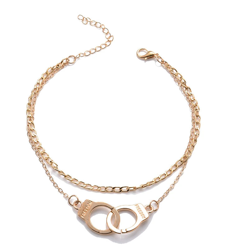 European And American Exquisite Jewelry Bracelet New Product Bohemia Love Handcuffs Fashion Popular Beach Anklet Bracelet Female
European And American Exquisite Jewelry Bracelet New Product Bohemia Love Handcuffs Fashion Popular Beach Anklet Bracelet Female