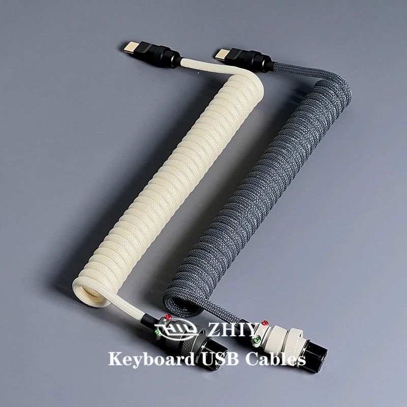 ZHIY New Colored Screws Type-C Mirco To USB Customized Keyboard Cable Aviation Plug Data Cable Connector Keyboard charger
ZHIY New Colored Screws Type-C Mirco To USB Customized Keyboard Cable Aviation Plug Data Cable Connector Keyboard charger