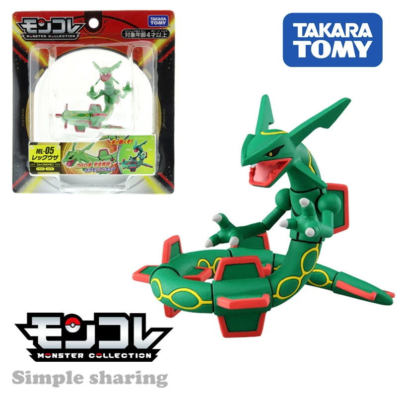 Takara Tomy Tomica Moncolle Sun Moon Pokemon Figures ML-05 Rayquaza аниме детские игрушки Магический набор для детских кукол
Takara Tomy Tomica Moncolle Sun Moon Pokemon Figures ML-05 Rayquaza аниме детские игрушки Магический набор для детских кукол