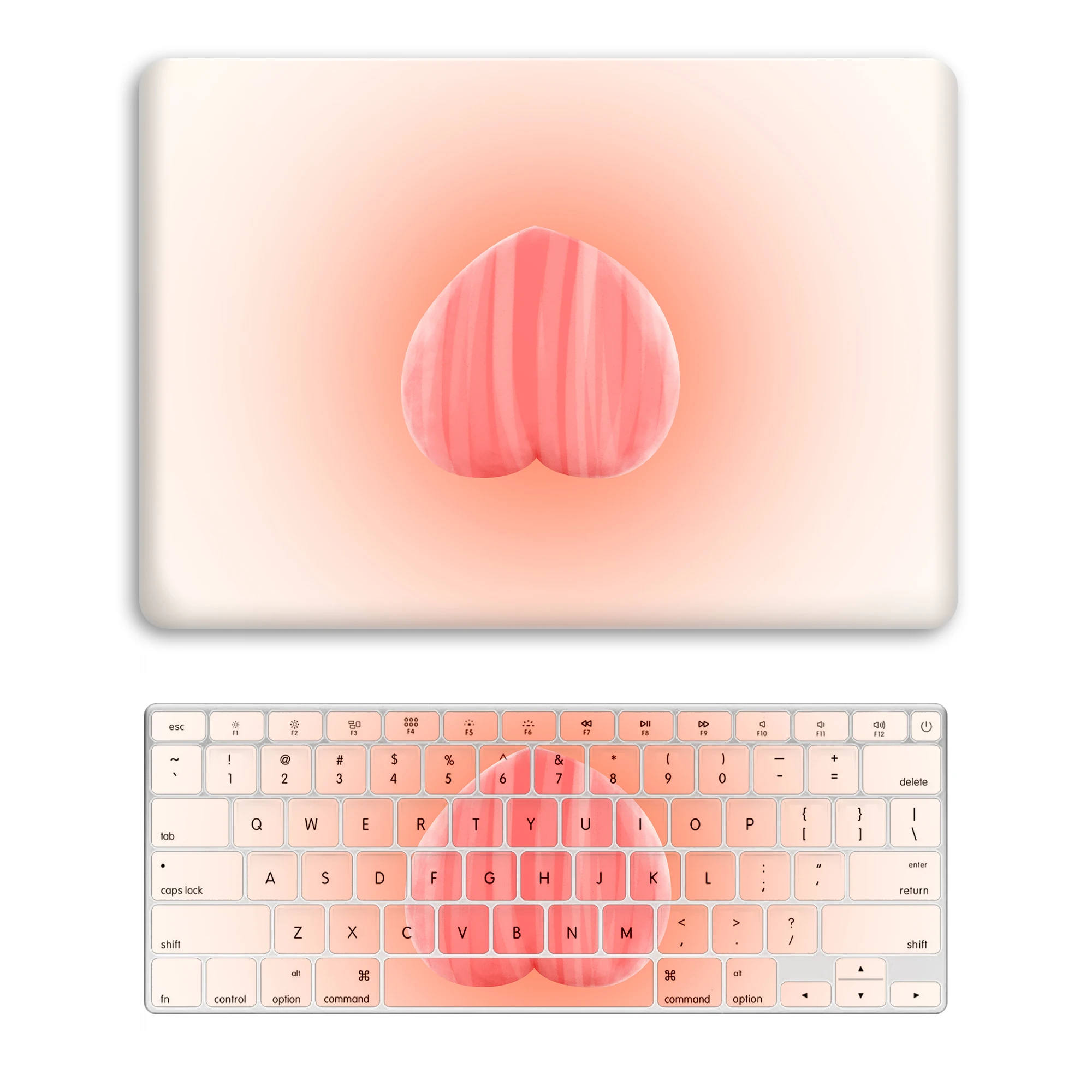 1 SET Gradient Peach Heart Laptop Case Protector For Macbook Notebook Cover With Keyboard Mask Customize Laptop Case Decoration
1 SET Gradient Peach Heart Laptop Case Protector For Macbook Notebook Cover With Keyboard Mask Customize Laptop Case Decoration