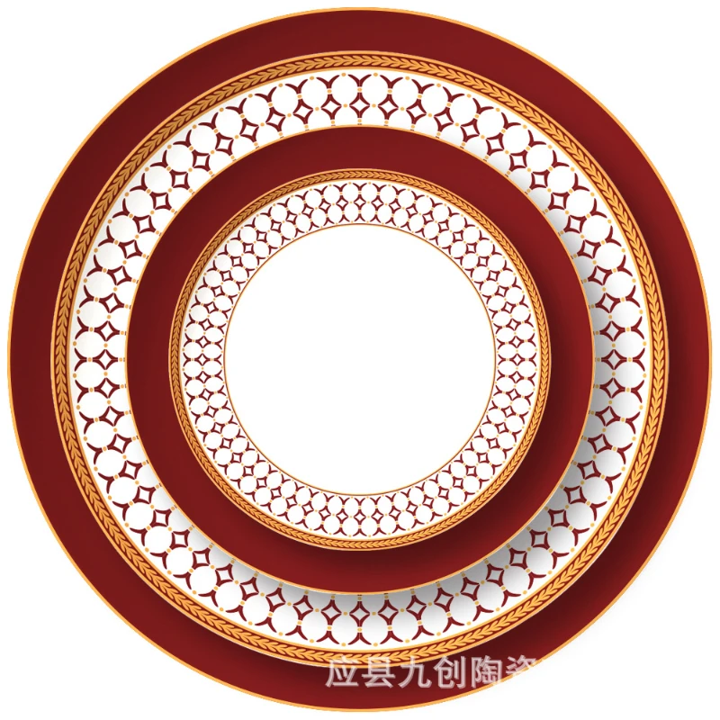European ceramic plate set dinner set plates and dishes silverware flatware set dining table set gold kitchen accessories
European ceramic plate set dinner set plates and dishes silverware flatware set dining table set gold kitchen accessories