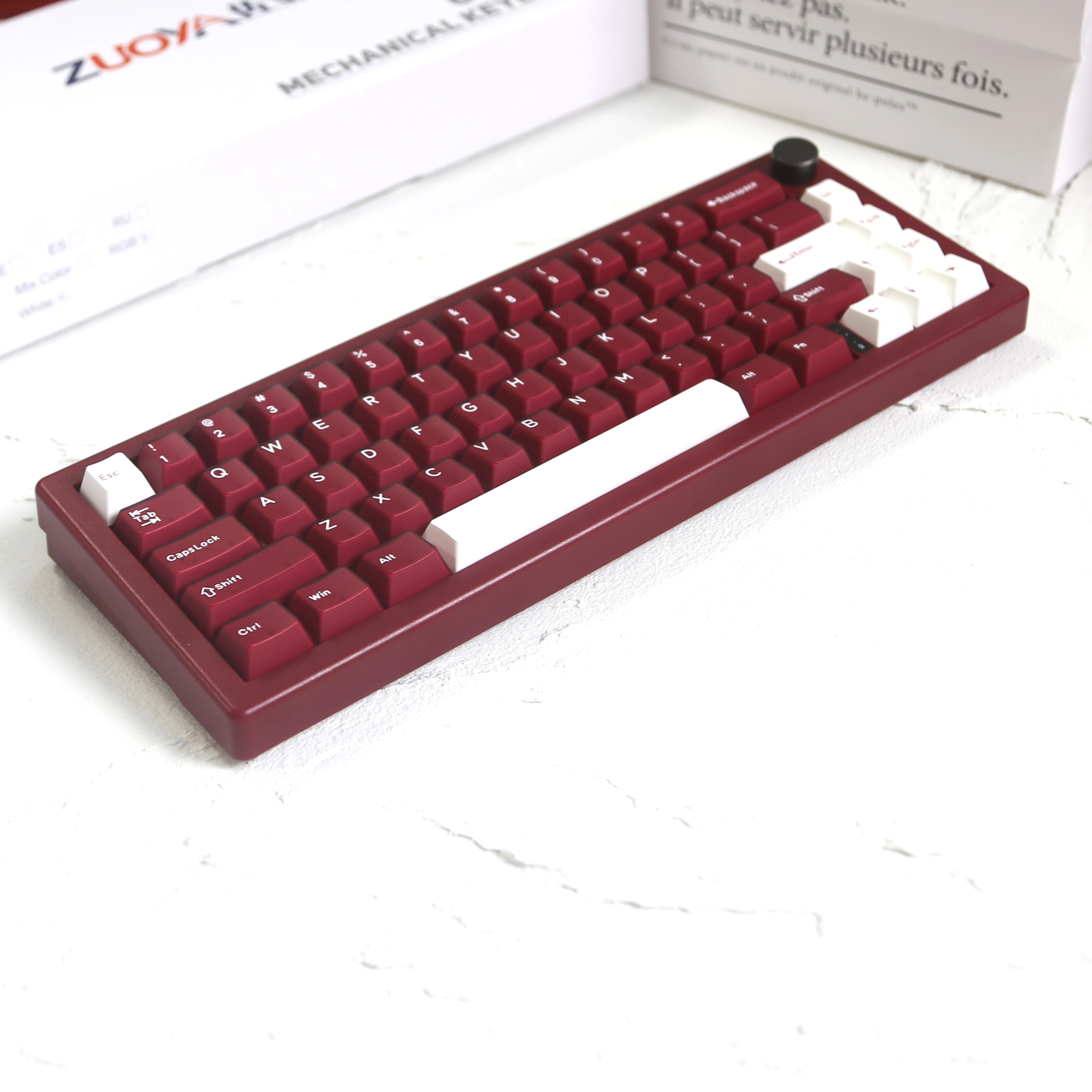 Izxbc GMK67 настраиваемая механическая клавиатура глубоко-красного цвета, Горячая замена, проводная/2,4G беспроводная RGB подсветка, прокладка
Izxbc GMK67 настраиваемая механическая клавиатура глубоко-красного цвета, Горячая замена, проводная/2,4G беспроводная RGB подсветка, прокладка