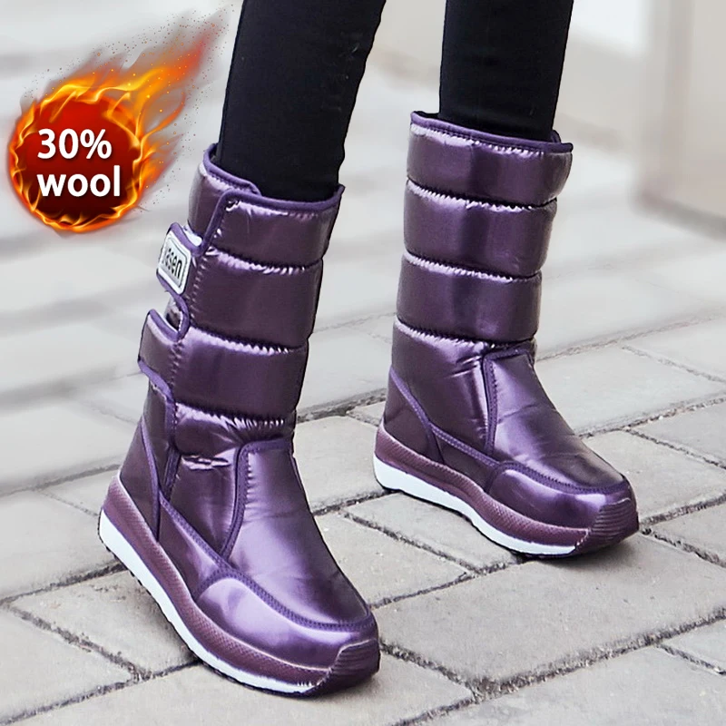 Women Snow Boots Platform Winter Boots Thick Plush Waterproof Non-slip Winter Shoes Boots Warm Fur Botas Mujer 2022 Female Shoes
Women Snow Boots Platform Winter Boots Thick Plush Waterproof Non-slip Winter Shoes Boots Warm Fur Botas Mujer 2022 Female Shoes