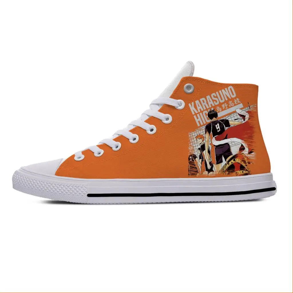 Hot Japanese Anime Manga Cartoon Haikyuu Karasuno Casual Cloth Shoes High Top Lightweight Breathable 3D Print Men Women Sneakers
Hot Japanese Anime Manga Cartoon Haikyuu Karasuno Casual Cloth Shoes High Top Lightweight Breathable 3D Print Men Women Sneakers