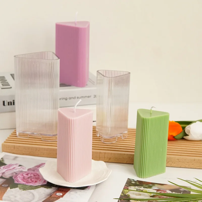 New Handicrafts Long Tube Triangle Candle Mold Acrylic Plastic Aromatherapy Wax Mold Geometry Shape Candle Mould Soap Molds
New Handicrafts Long Tube Triangle Candle Mold Acrylic Plastic Aromatherapy Wax Mold Geometry Shape Candle Mould Soap Molds