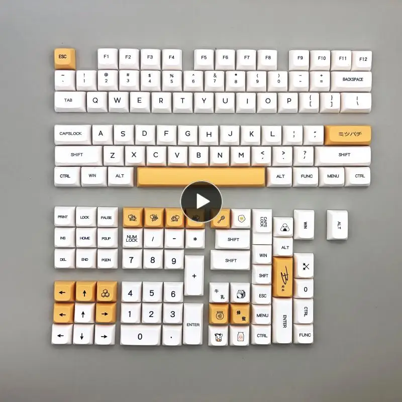 Honey Milk Mechanical Keyboard Cap Pbt Material Small Full Set 140 Key Thermal Sublimation Keycap Set
Honey Milk Mechanical Keyboard Cap Pbt Material Small Full Set 140 Key Thermal Sublimation Keycap Set