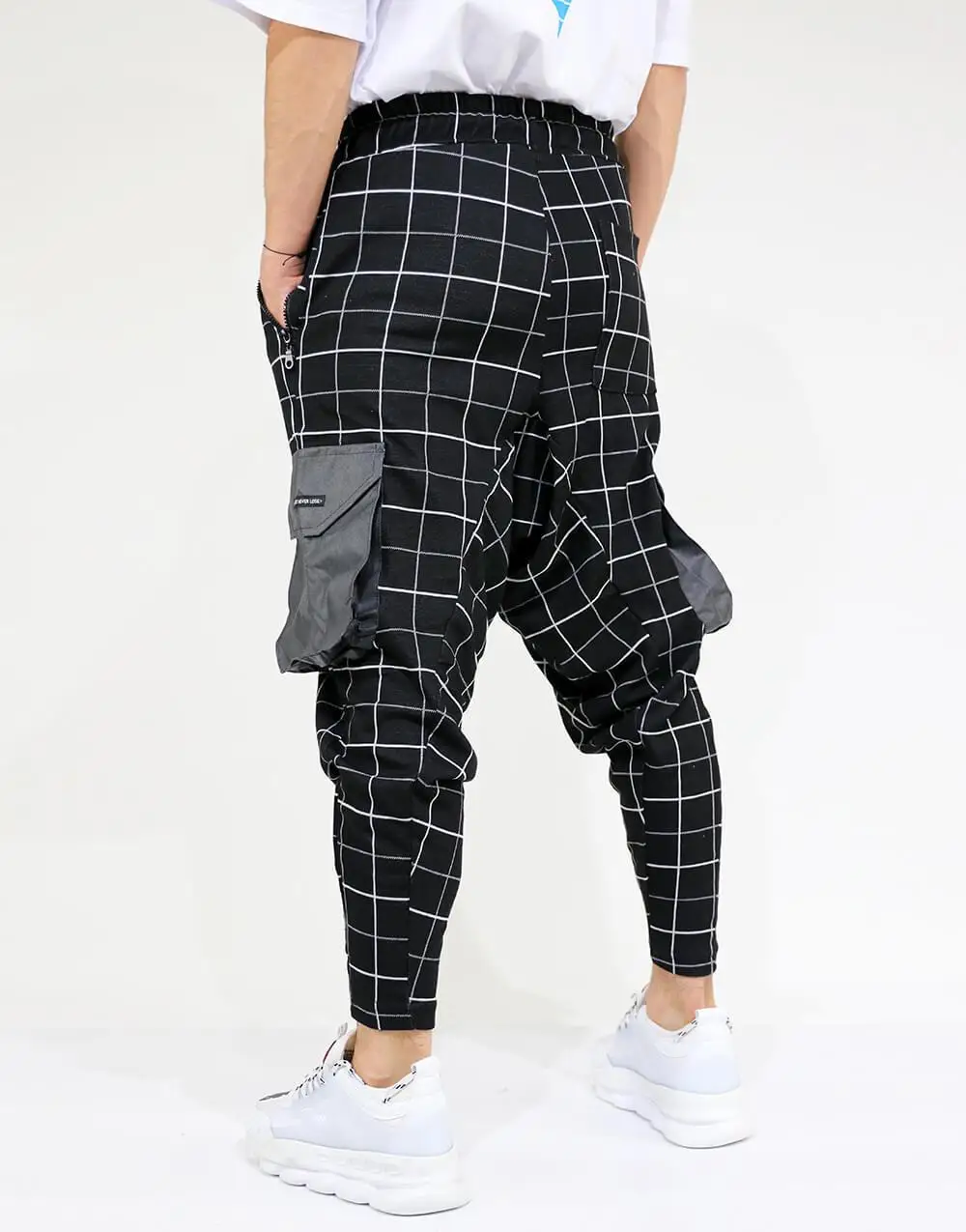 

OSS Jogger Baggy Tracksuit Street Style Checked Trousers