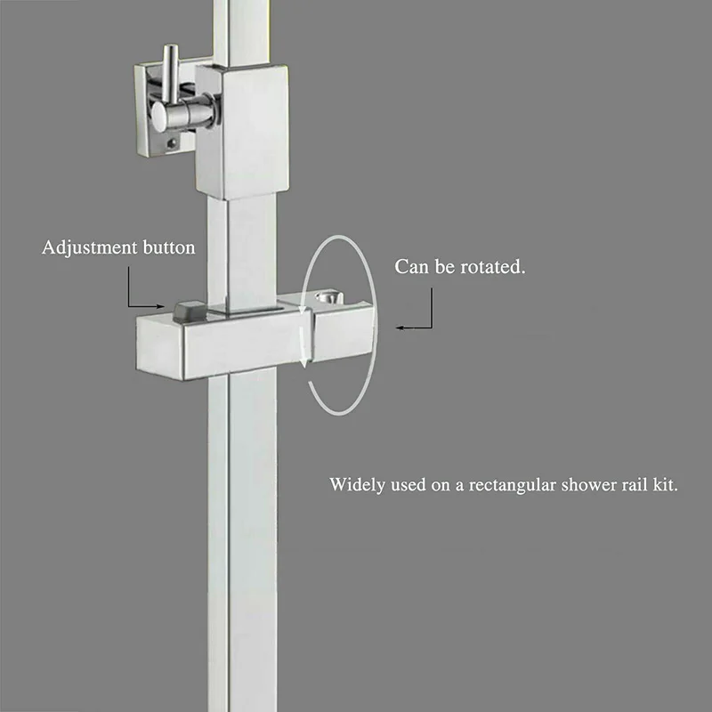 Shower Head Holder Bracket Rack Adjustable Accessories for Bathroom Slide Bar Bathroom Slide Bar Shower Head Holder Bracket wzpi
Shower Head Holder Bracket Rack Adjustable Accessories for Bathroom Slide Bar Bathroom Slide Bar Shower Head Holder Bracket wzpi