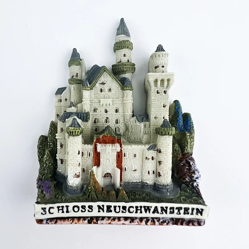 

Germany Fridge Magnets Bayern Neuschwanstein Castle Travelling Souvenirs Fridge Magnetic Stickers Home Decoration Wedding Gifts